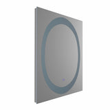 VONN VMRH0230TW Tunable White LED Bath Mirror in Silver, Rectangle 24"W x 30"H or 30"W x 36"H