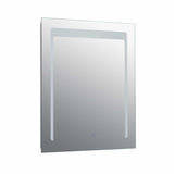 VONN VMRS0130 LED Bath Mirror in Silver, Rectangle 24"W x 30"H or 30"W x 36"H