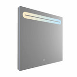 VONN VMRS0230TW Tunable White LED Bath Mirror in Silver, Rectangle 30"W x 24"H or 36"W x 30"H