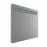 VONN VMRS0230TW Tunable White LED Bath Mirror in Silver, Rectangle 30"W x 24"H or 36"W x 30"H
