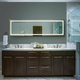 VONN VMRS0430TW Tunable White LED Bath Mirror in Silver, Rectangle 16"W x 55"H-VONN Lighting