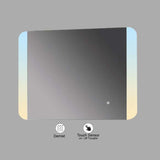 VONN VMRS0720ATW Tunable White LED Bath Mirror in Silver, Rectangle 30"W x 24"H or 36"W x 30"H