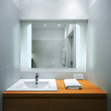 VONN VMRS0720ATW Tunable White LED Bath Mirror in Silver, Rectangle 30"W x 24"H or 36"W x 30"H