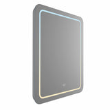 VONN VMRS1530ATW Tunable White LED Bath Mirror in Silver, Rectangle 24"W x 30"H or 30"W x 36"H-VONN Lighting