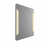 VONN VMRS2640A LED Bath Mirror in Silver, Rectangle 24"W x 30"H or 30"W x 36"H