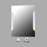 VONN VMRS2640ATW Tunable White LED Bath Mirror in Silver, Rectangle 24"W x 30"H or 30"W x 36"H-VONN Lighting
