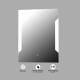 VONN VMRS2640A LED Bath Mirror in Silver, Rectangle 24"W x 30"H or 30"W x 36"H