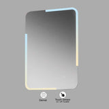 VONN VMRS3920ATW Tunable White LED Bath Mirror in Silver, Rectangle 24"W x 30"H or 30"W x 36"H-VONN Lighting
