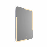 VONN VMRS3920A LED Bath Mirror in Silver, Rectangle 24"W x 30"H or 30"W x 36"H