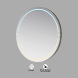 VONN VMRS6620TW Tunable White LED Bath Mirror in Silver, Round 30"W x 30"H-VONN Lighting