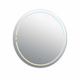 VONN VMRS6620TW Tunable White LED Bath Mirror in Silver, Round 30"W x 30"H-VONN Lighting