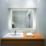 VONN VMRS6630ATW Tunable White LED Bath Mirror in Silver, Rectangle 30"W x 30"H-VONN Lighting