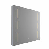 VONN VMRS6720 LED Bath Mirror in Silver, Rectangle 30"W x 24"H or 36"W x 30"H