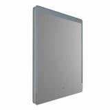 VONN VMRS6730A LED Bath Mirror in Silver, Rectangle 24"W x 30"H or 30"W x 36"H