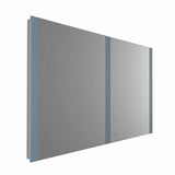 VONN VMRS7130A LED Bath Mirror in Silver, Rectangle 48"W x 30"H