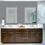 VONN VMRS7830 LED Bath Mirror in Silver, Rectangle 30"W x 24"H or 36"W x 30"H