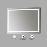 VONN VMRS7920 LED Bath Mirror in Silver, Rectangle 30"W x 24"H or 36"W x 30"H-VONN Lighting