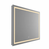 VONN VMRS7920 LED Bath Mirror in Silver, Rectangle 30"W x 24"H or 36"W x 30"H-VONN Lighting