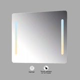 VONN VMRS8020TW Tunable White LED Bath Mirror in Silver, Rectangle 30"W x 24"H or 36"W x 30"H-VONN Lighting