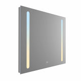 VONN VMRS8020TW Tunable White LED Bath Mirror in Silver, Rectangle 30"W x 24"H or 36"W x 30"H-VONN Lighting