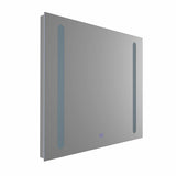 VONN VMRS8020TW Tunable White LED Bath Mirror in Silver, Rectangle 30"W x 24"H or 36"W x 30"H-VONN Lighting