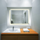 VONN VMRS8830ATW Tunable White LED Bath Mirror in Silver, Rectangle 30"W x 24"H or 36"W x 30"H-VONN Lighting