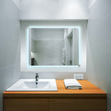 VONN VMRS8830ATW Tunable White LED Bath Mirror in Silver, Rectangle 30"W x 24"H or 36"W x 30"H-VONN Lighting