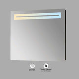 VONN VMRS9820TW Tunable White LED Bath Mirror in Silver, Rectangle 30"W x 24"H or 36"W x 30"H