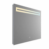 VONN VMRS9820TW Tunable White LED Bath Mirror in Silver, Rectangle 30"W x 24"H or 36"W x 30"H