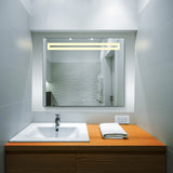 VONN VMRS9820TW Tunable White LED Bath Mirror in Silver, Rectangle 30"W x 24"H or 36"W x 30"H