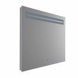 VONN VMRS9820TW Tunable White LED Bath Mirror in Silver, Rectangle 30"W x 24"H or 36"W x 30"H