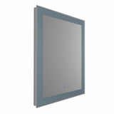 VONN VMRZ0120TW Tunable White LED Bath Mirror in Silver, Rectangle 30"W x 24"H or 36"W x 30"H-VONN Lighting