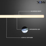 VONN Procyon VMW11636AL 36" Integrated AC LED ADA Compliant ETL Certified Bathroom Wall Fixture in Silver