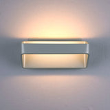 VONN Atlas VMW15710AL 10" Up-Down ETL Certified Integrated LED Wall Sconce Light in Silver-VONN Lighting