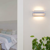 VONN Atlas VMW15710AL 10" Up-Down ETL Certified Integrated LED Wall Sconce Light in Silver-VONN Lighting