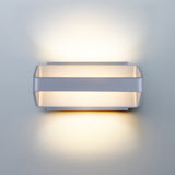 VONN Atlas VMW15810AL 10" Up-Down ETL Certified Integrated LED Wall Sconce Light in Silver-VONN Lighting