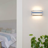 VONN Atlas VMW15810AL 10" Up-Down ETL Certified Integrated LED Wall Sconce Light in Silver