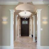 VONN Atlas VMW15810AL 10" Up-Down ETL Certified Integrated LED Wall Sconce Light in Silver