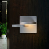 VONN Eclipse VMW17000AL 7" Rotative ETL Certified Integrated LED Wall Sconce Light Fixture in Silver