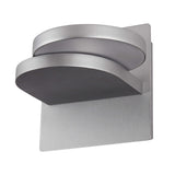 VONN Eclipse VMW17000AL 7" Rotative ETL Certified Integrated LED Wall Sconce Light Fixture in Silver