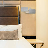 VONN Eclipse VMW17200AL 12" Rotative Up-Down ETL Certified Integrated LED Wall Sconce Light in Silver