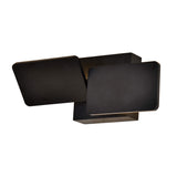 VONN Eclipse VMW17200BL 12" Rotative Up-Down ETL Certified Integrated LED Wall Sconce Light in Black