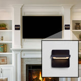 VONN Atria VMW17400BL 6" Rotative ETL Certified Integrated LED Wall Sconce Light Fixture in Black