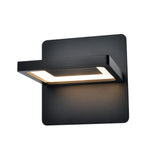 VONN Atria VMW17400BL 6" Rotative ETL Certified Integrated LED Wall Sconce Light Fixture in Black