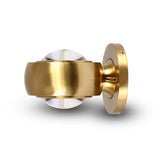 VONN ORBIT VMWA004201A008AB 3.25" 1 LIGHT LED ADJUSTABLE WALL MOUNT, ETL CERTIFIED, COMMERCIAL GRADE, Antique Brass