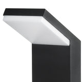 VONN Modern VOB192208BL 32" 100-277V 10-Watt ETL Certified Integrated LED Outdoor Bollard, Matte Black