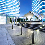 VONN Modern VOB226088BL 32" 100-277V 17-Watt ETL Certified Integrated LED Outdoor Bollard in Matte Black