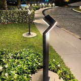 VONN Modern VOB226088BL 32" 100-277V 17-Watt ETL Certified Integrated LED Outdoor Bollard in Matte Black