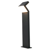VONN Modern VOB226088BL 32" 100-277V 17-Watt ETL Certified Integrated LED Outdoor Bollard in Matte Black
