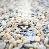 VONN 5" Modern VOI19018SS Low-Voltage 3-Watt Integrated LED Outdoor In-Ground Light